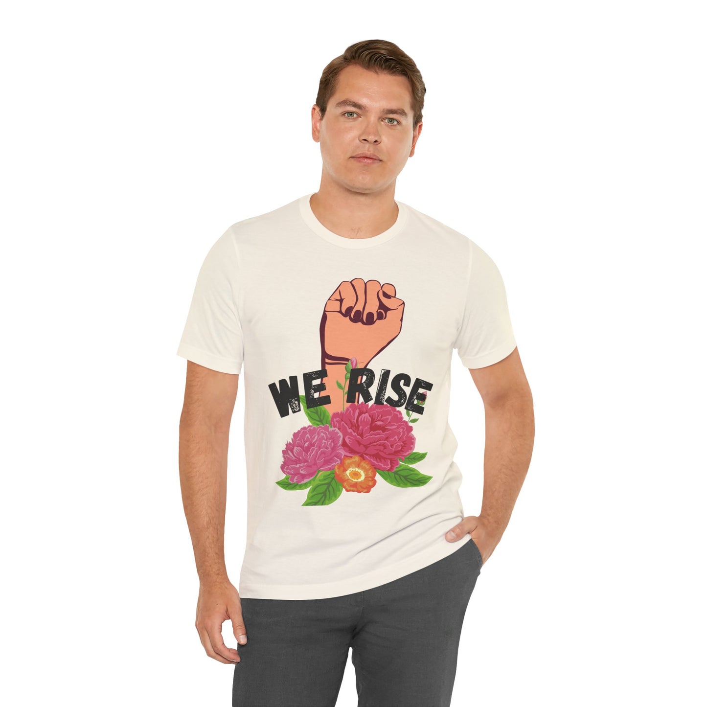 We Rise Unisex Jersey Short Sleeve Tee