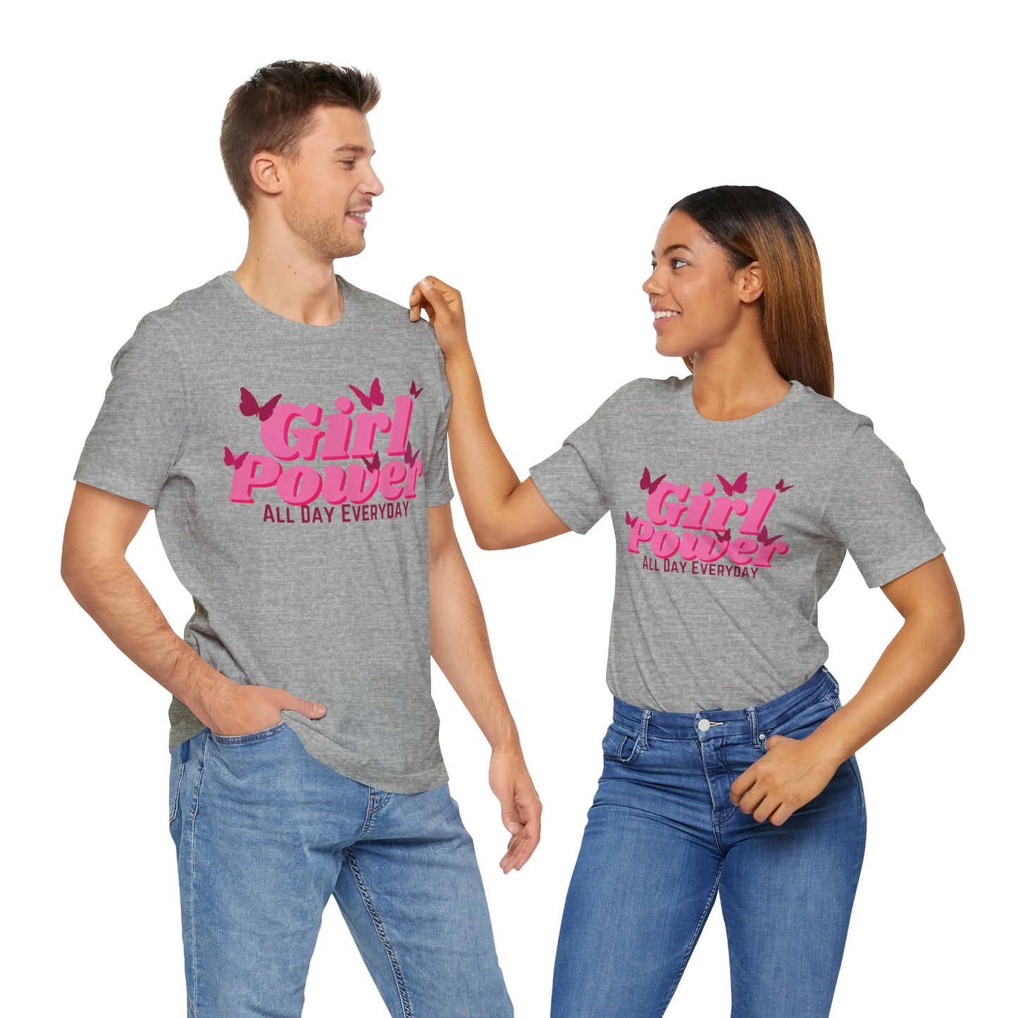 Girl Power All Day Everyday Unisex Jersey Short Sleeve Tee