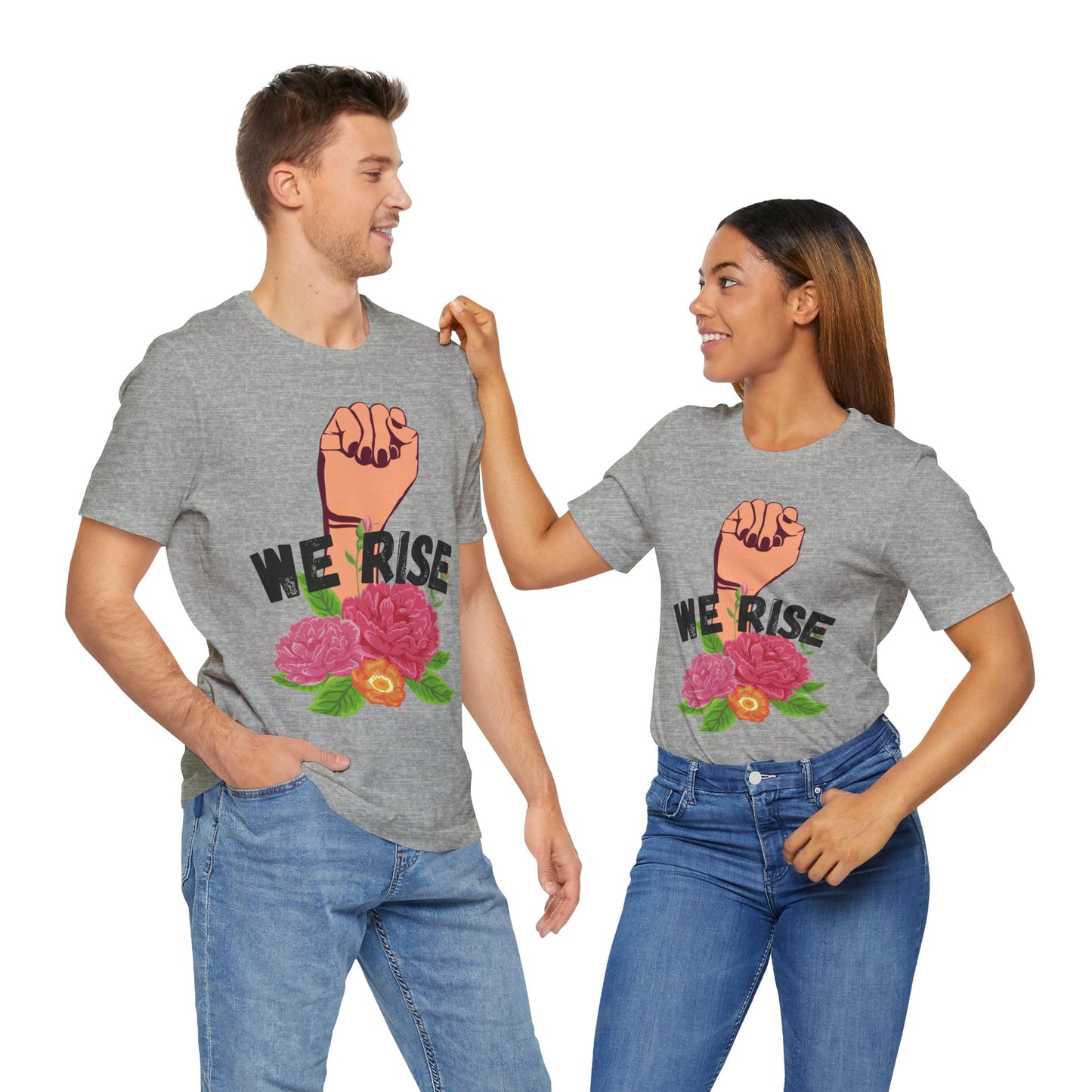 We Rise Unisex Jersey Short Sleeve Tee