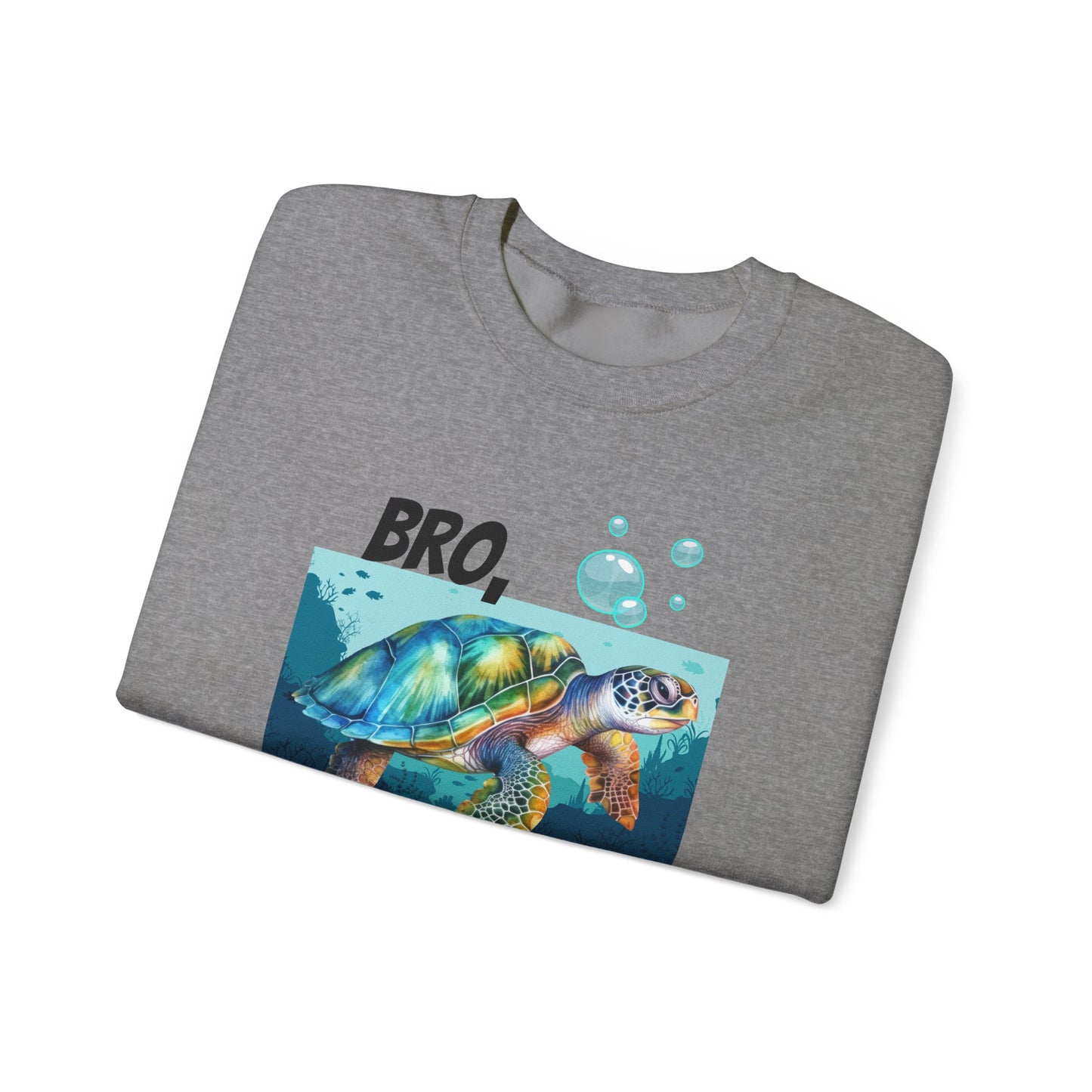 Blue Turtle It's Not That Deep Unisex Heavy Blend™ Crewneck Sweatshirt