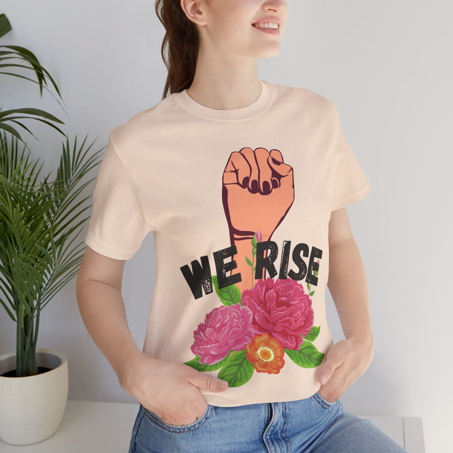 We Rise Unisex Jersey Short Sleeve Tee