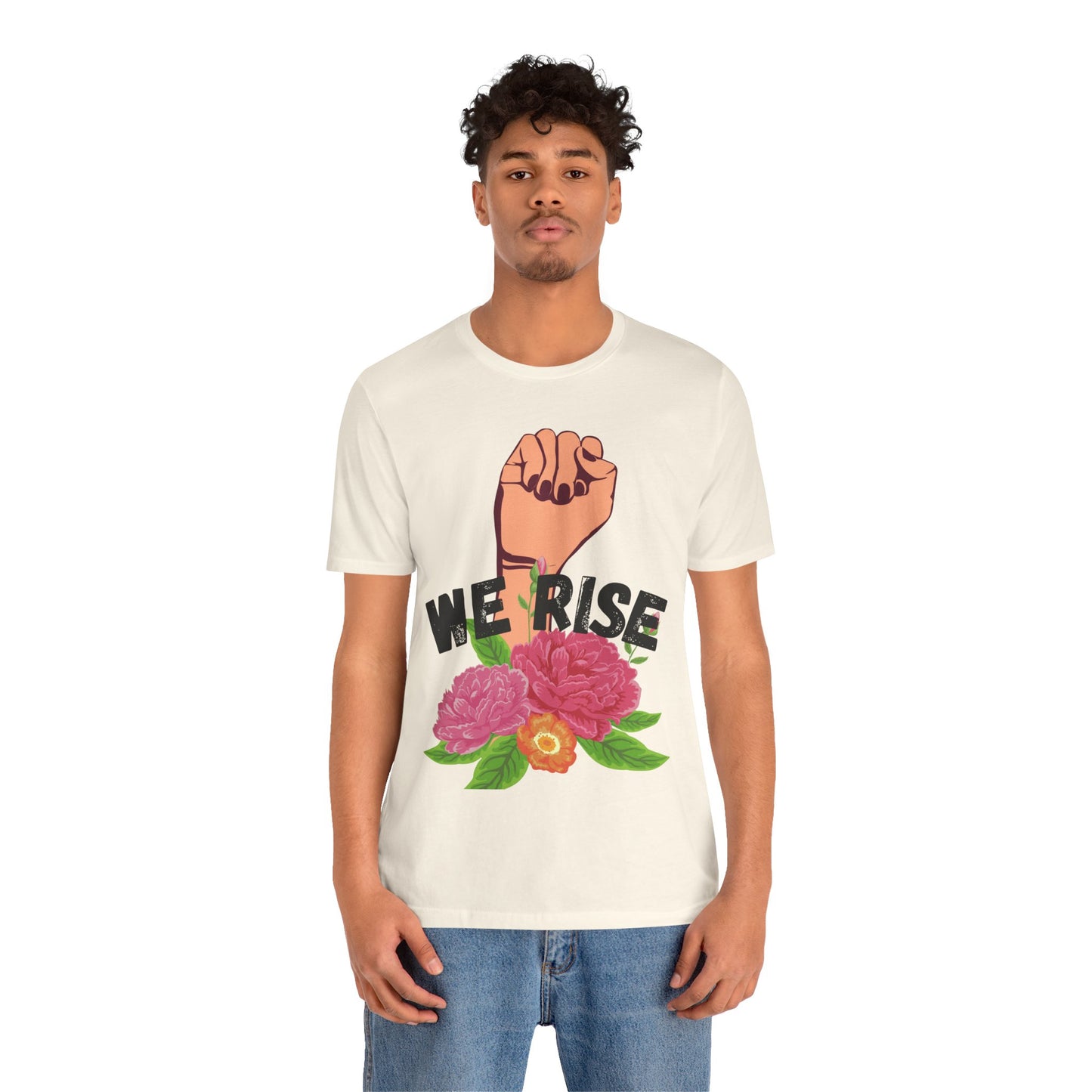 We Rise Unisex Jersey Short Sleeve Tee