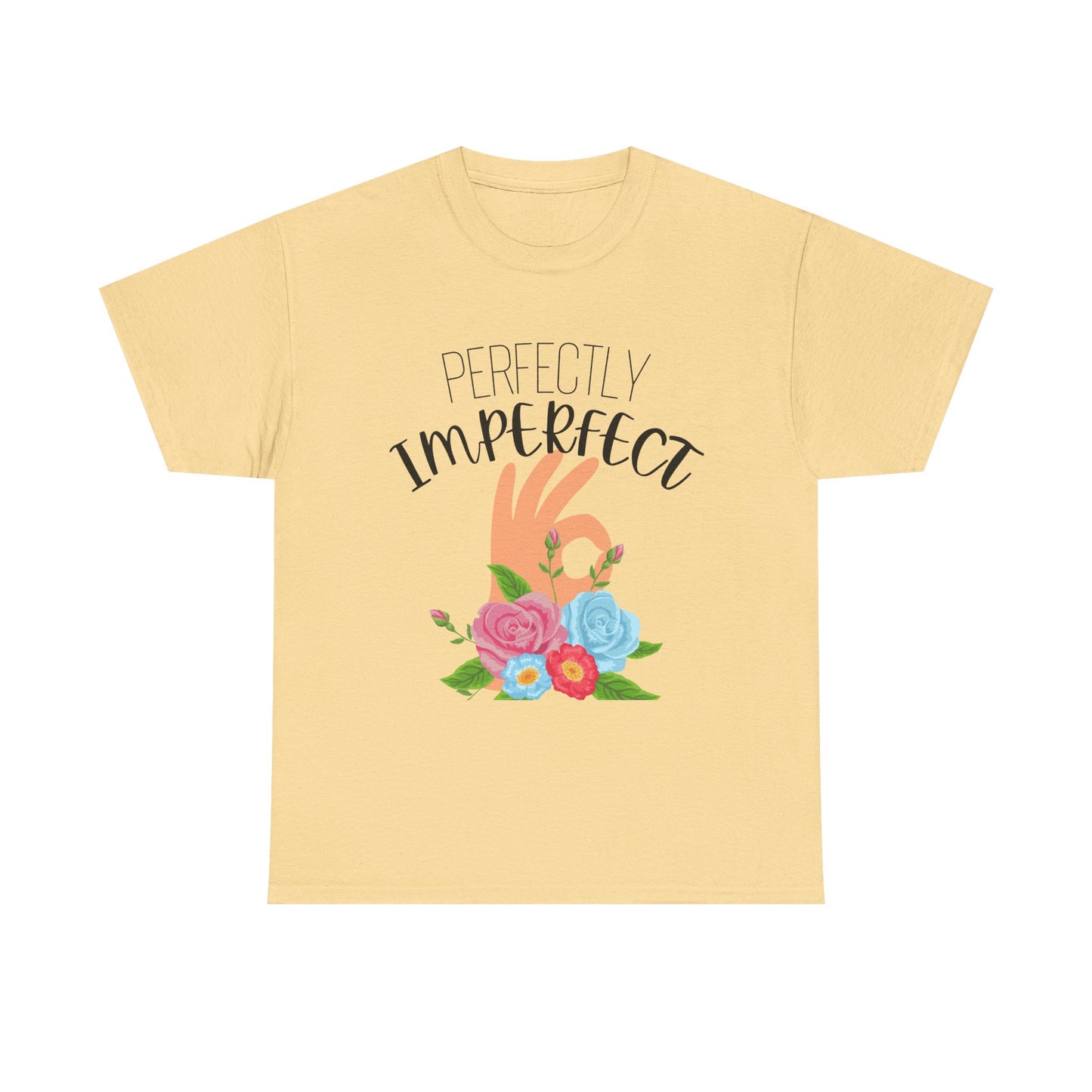 Perfectly Imperfect Unisex Heavy Cotton Tee