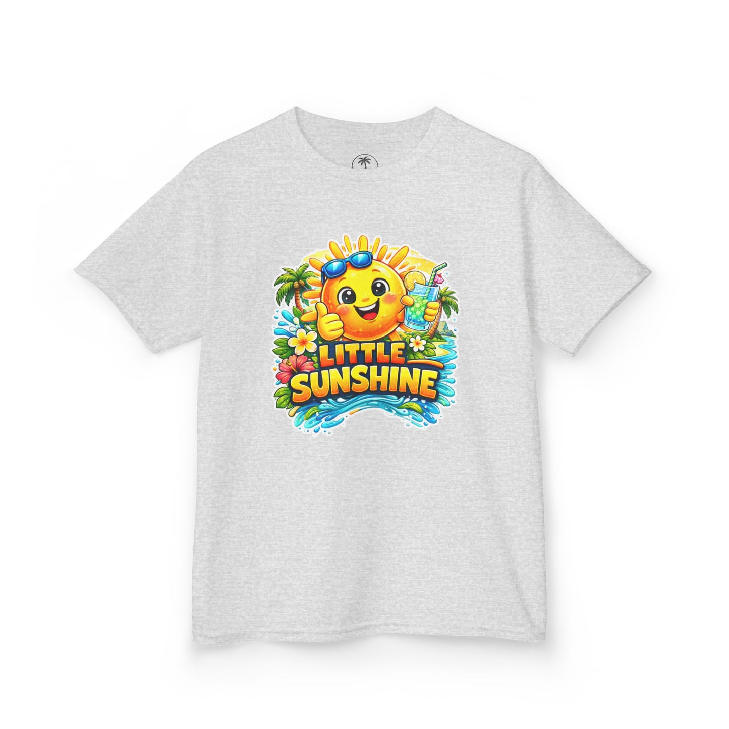 Kids T-Shirt — "Little Sunshine" Cute Smiley Sun Graphic