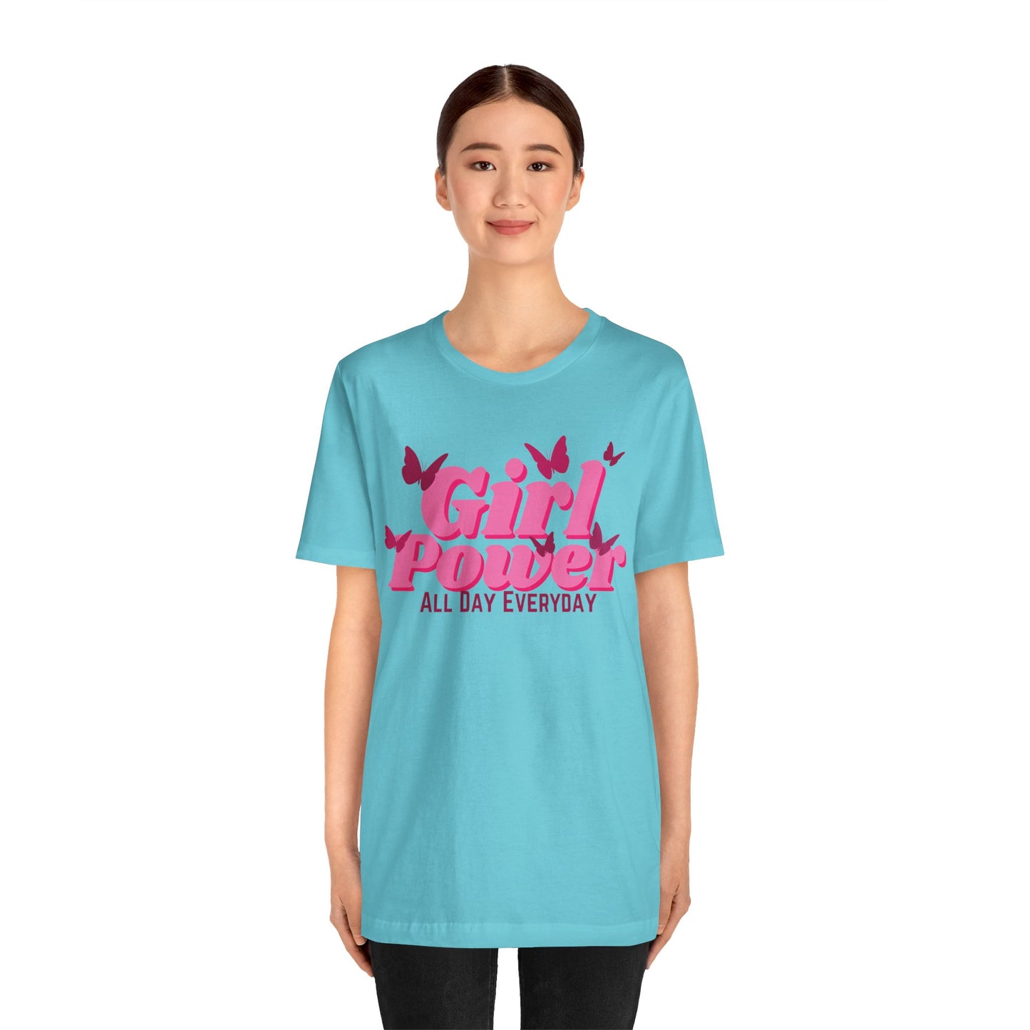 Girl Power All Day Everyday Unisex Jersey Short Sleeve Tee