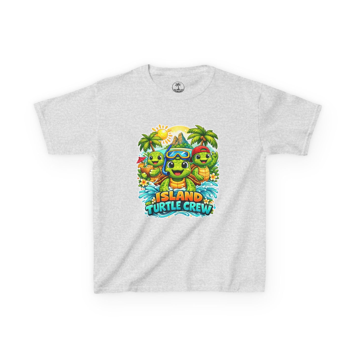 'Island Turtle Crew' Tropical Summer Graphic Shirt
