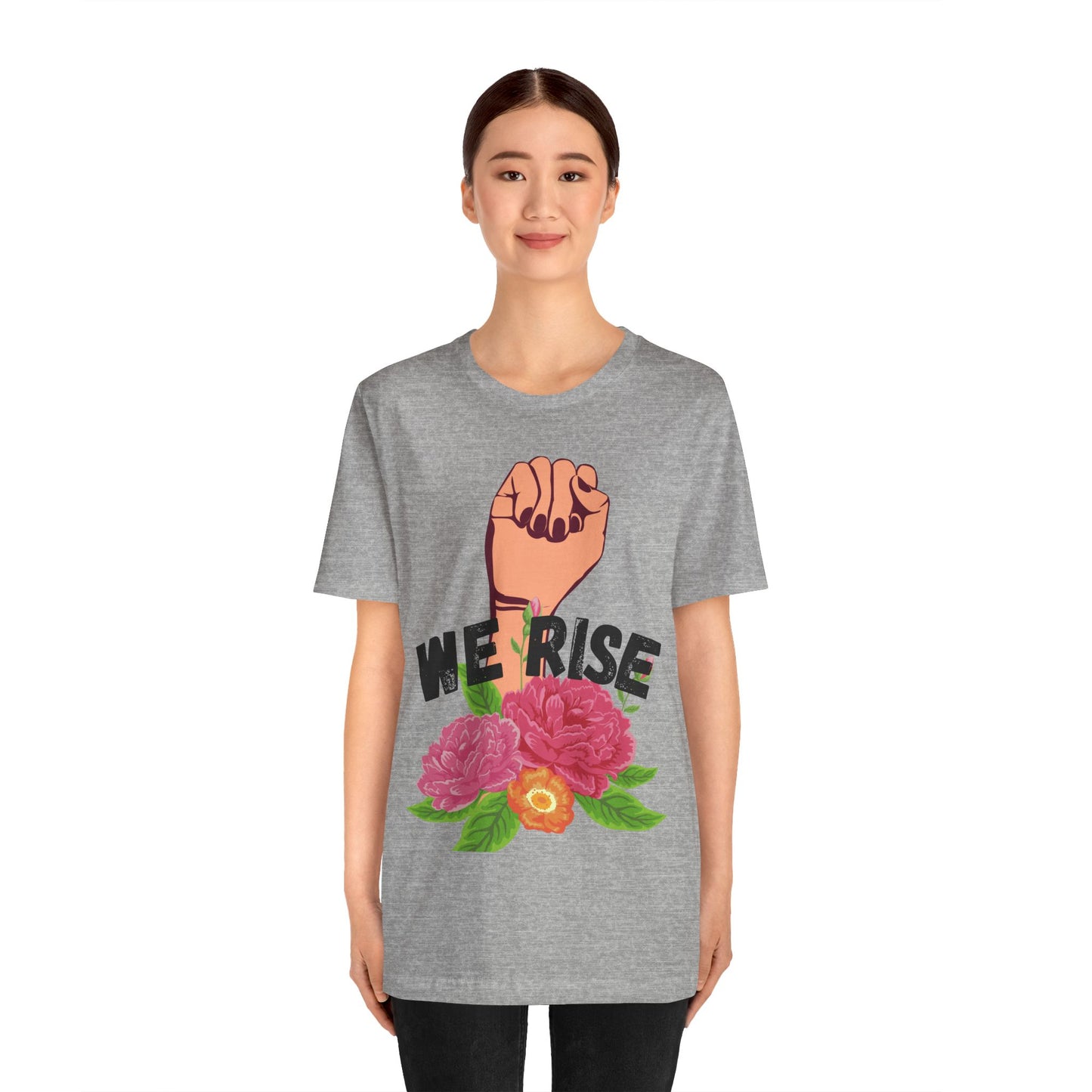 We Rise Unisex Jersey Short Sleeve Tee