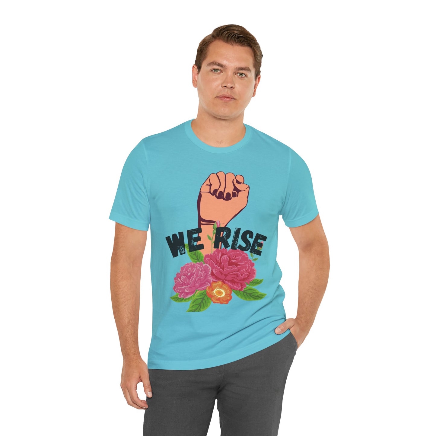 We Rise Unisex Jersey Short Sleeve Tee