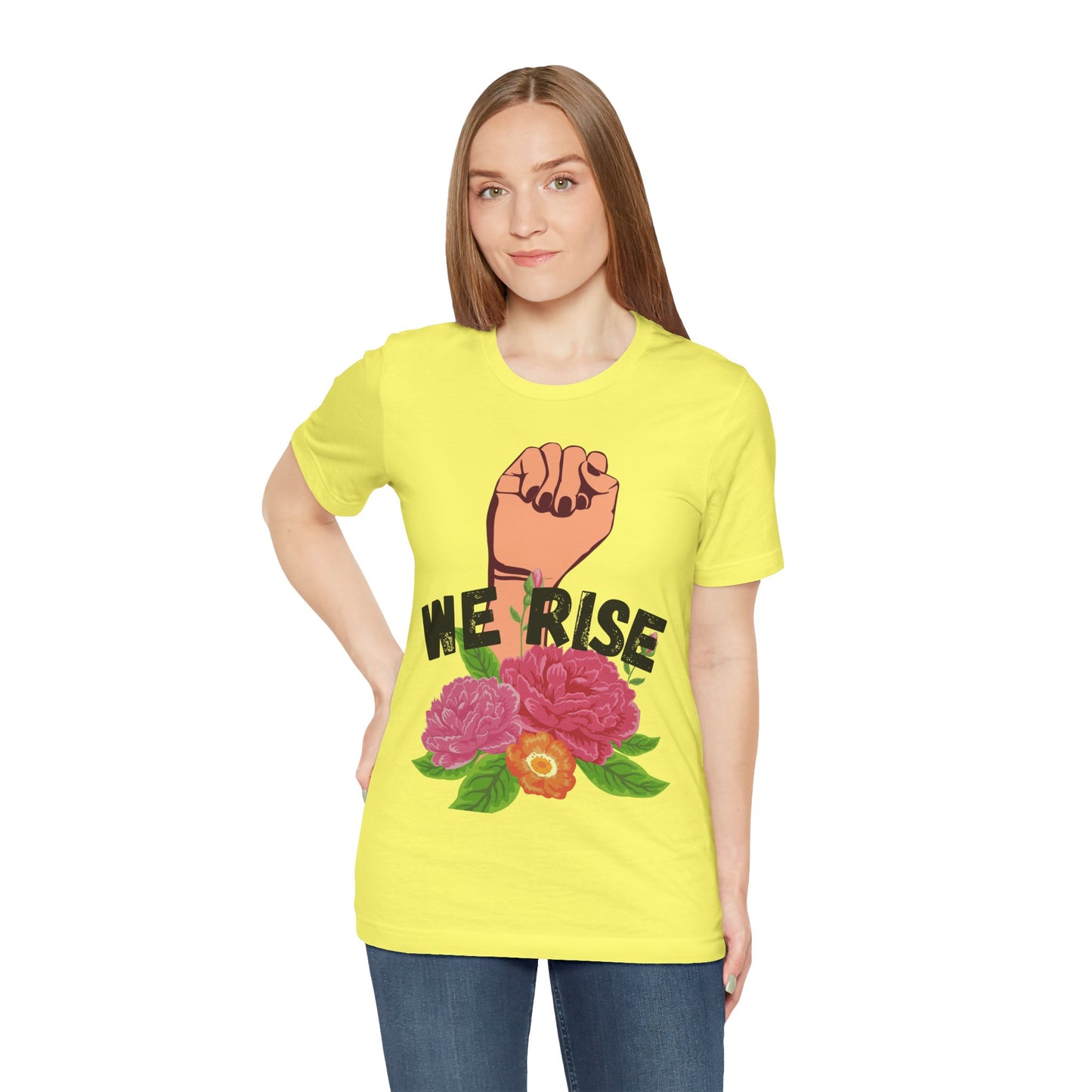 We Rise Unisex Jersey Short Sleeve Tee