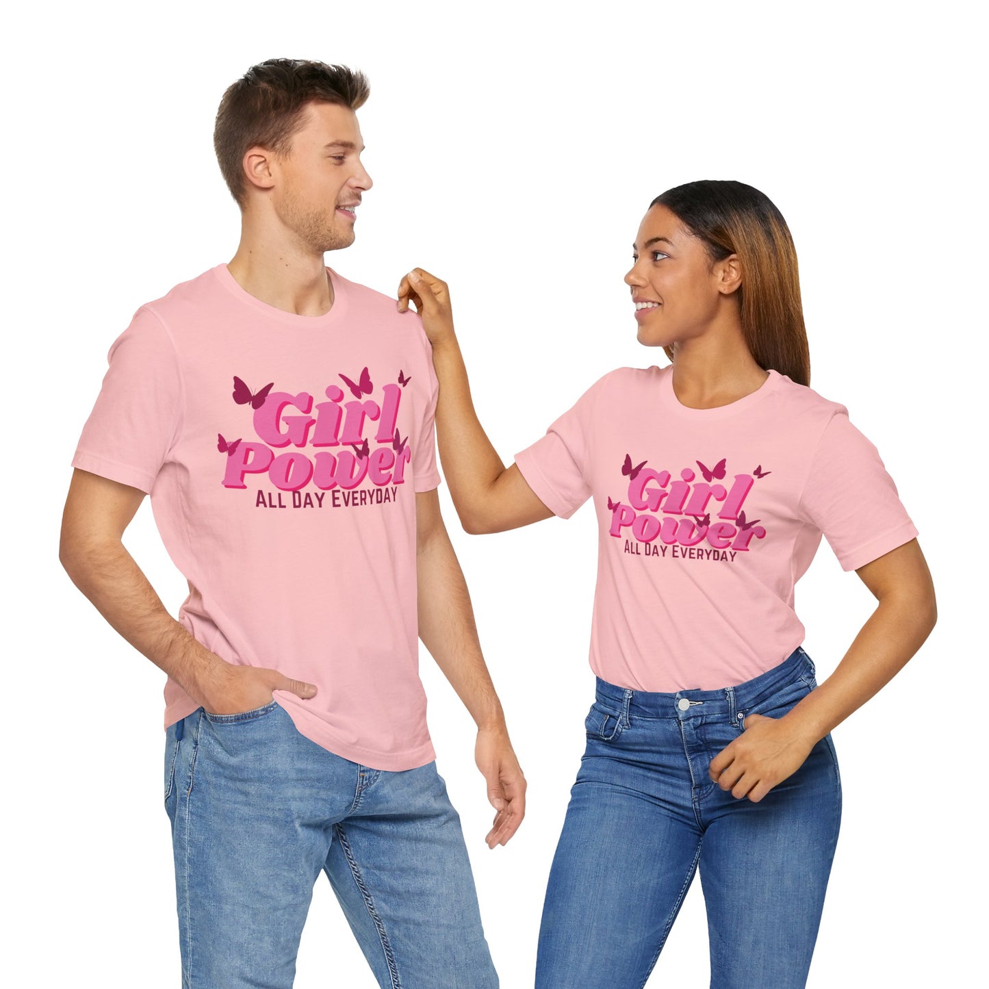 Girl Power All Day Everyday Unisex Jersey Short Sleeve Tee