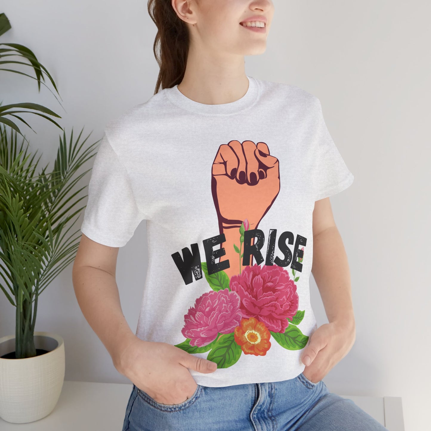 We Rise Unisex Jersey Short Sleeve Tee