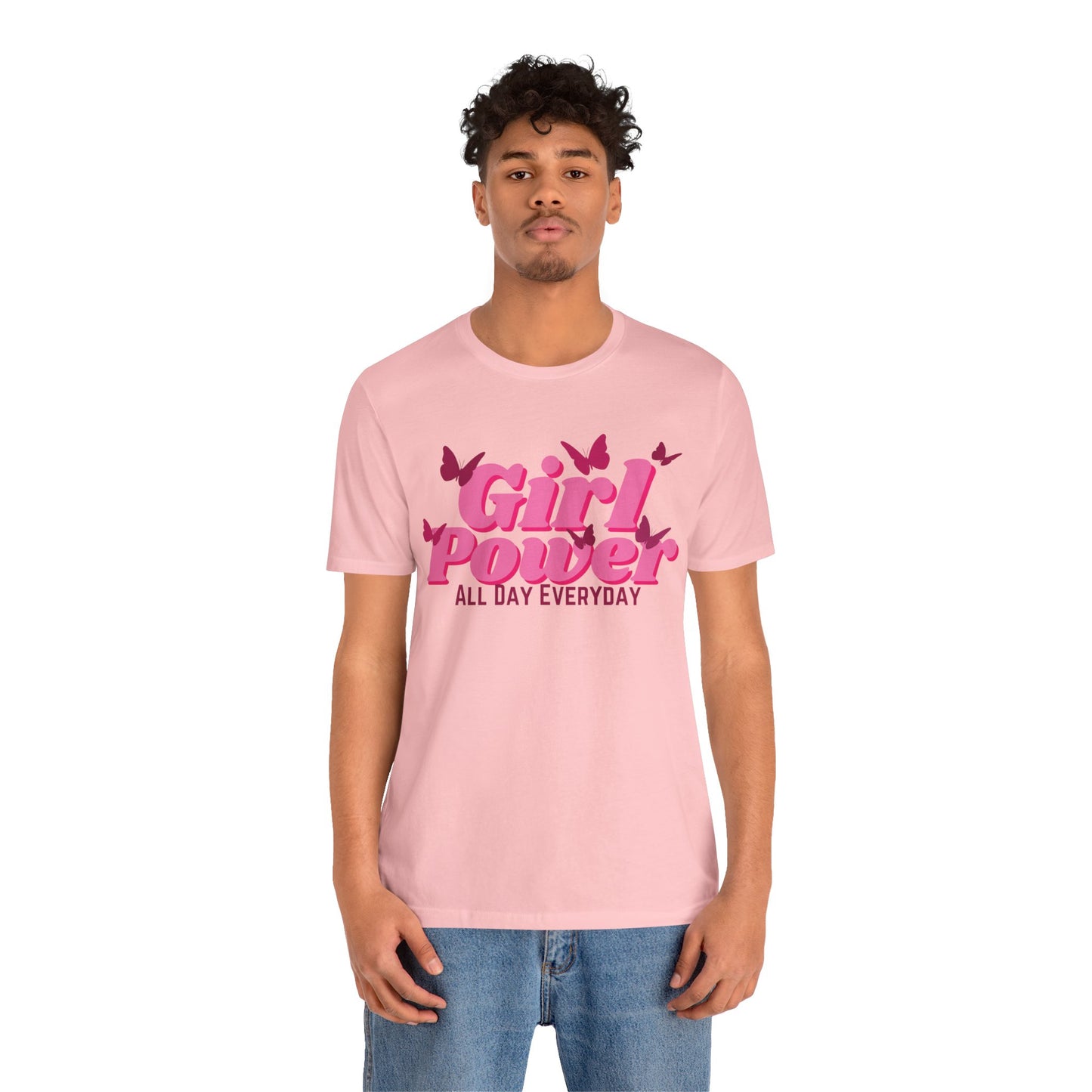 Girl Power All Day Everyday Unisex Jersey Short Sleeve Tee