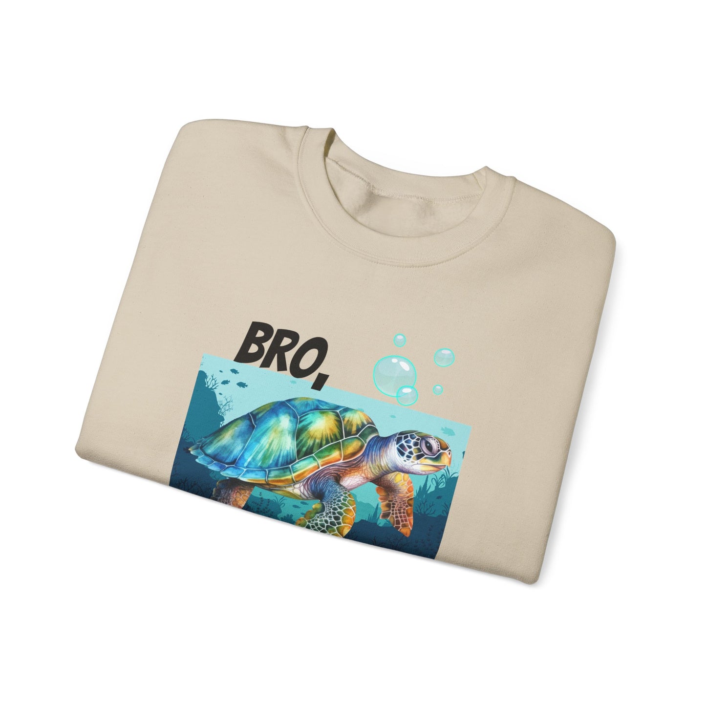 Blue Turtle It's Not That Deep Unisex Heavy Blend™ Crewneck Sweatshirt
