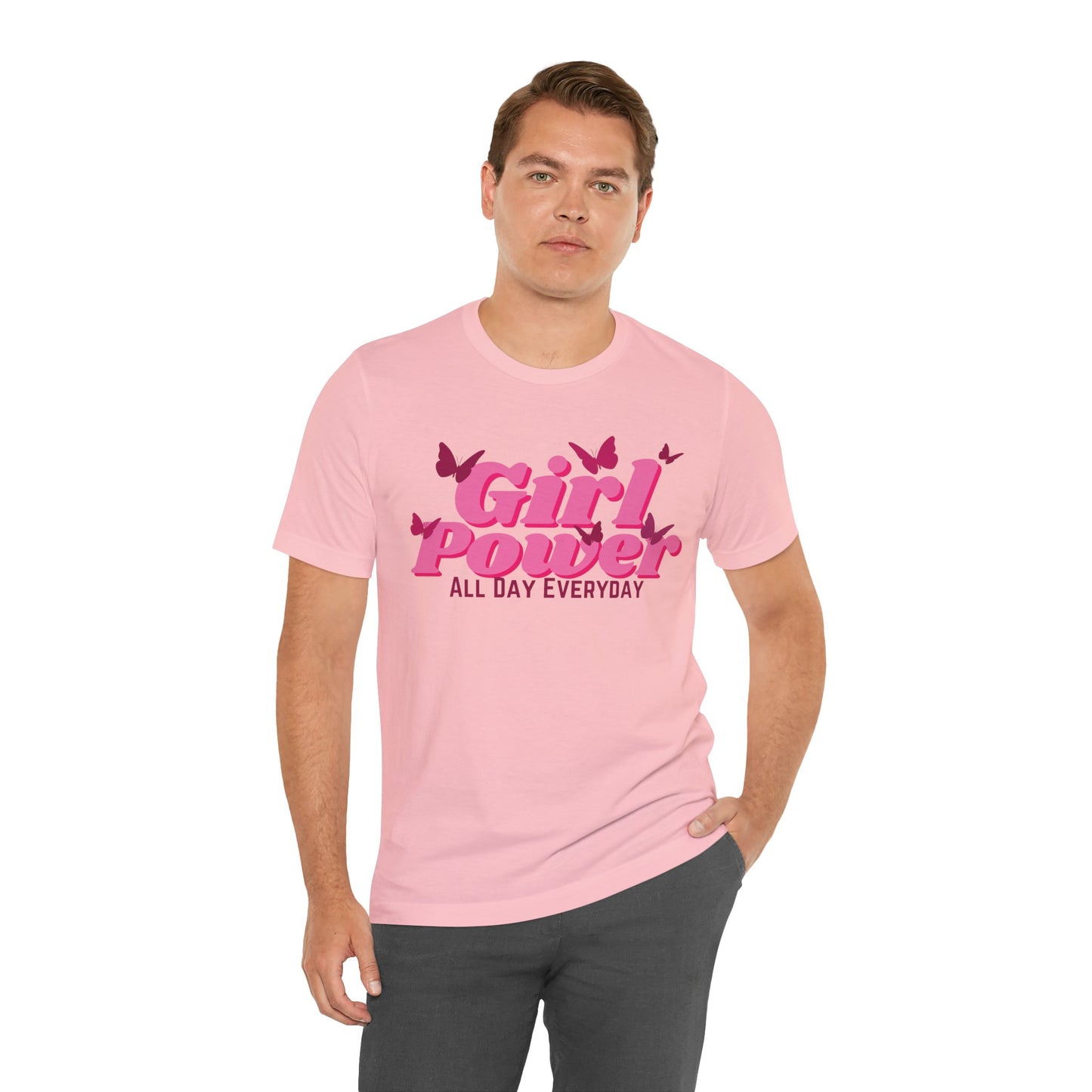 Girl Power All Day Everyday Unisex Jersey Short Sleeve Tee