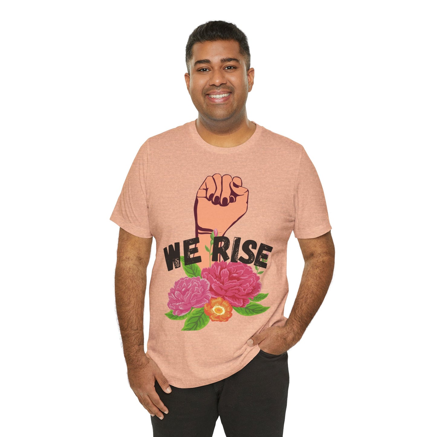 We Rise Unisex Jersey Short Sleeve Tee