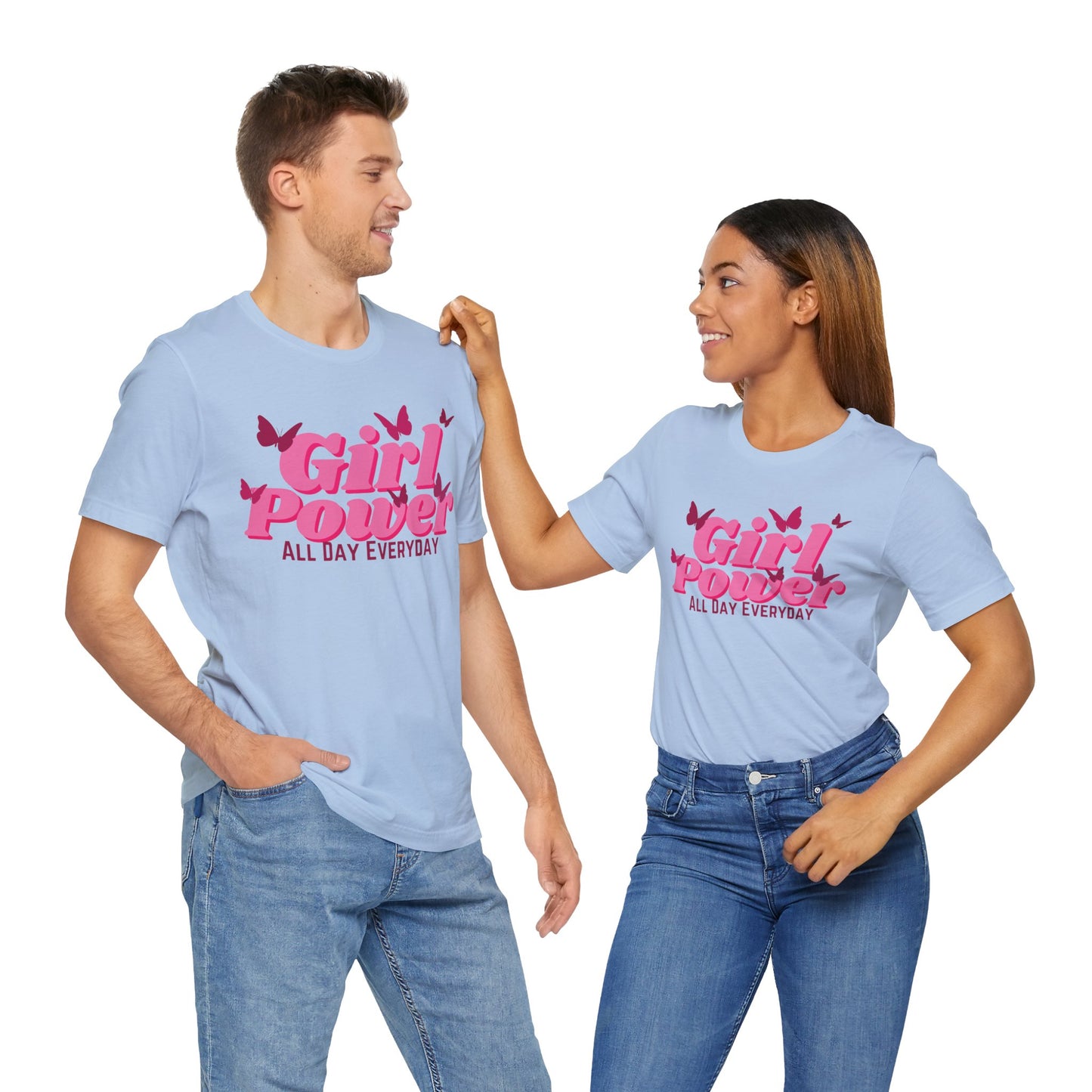 Girl Power All Day Everyday Unisex Jersey Short Sleeve Tee