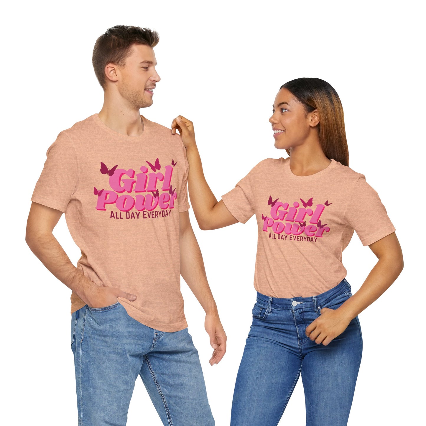 Girl Power All Day Everyday Unisex Jersey Short Sleeve Tee