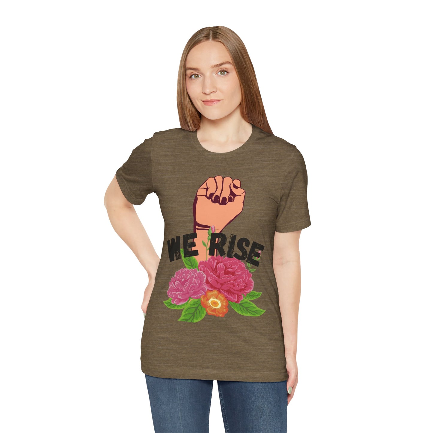 We Rise Unisex Jersey Short Sleeve Tee