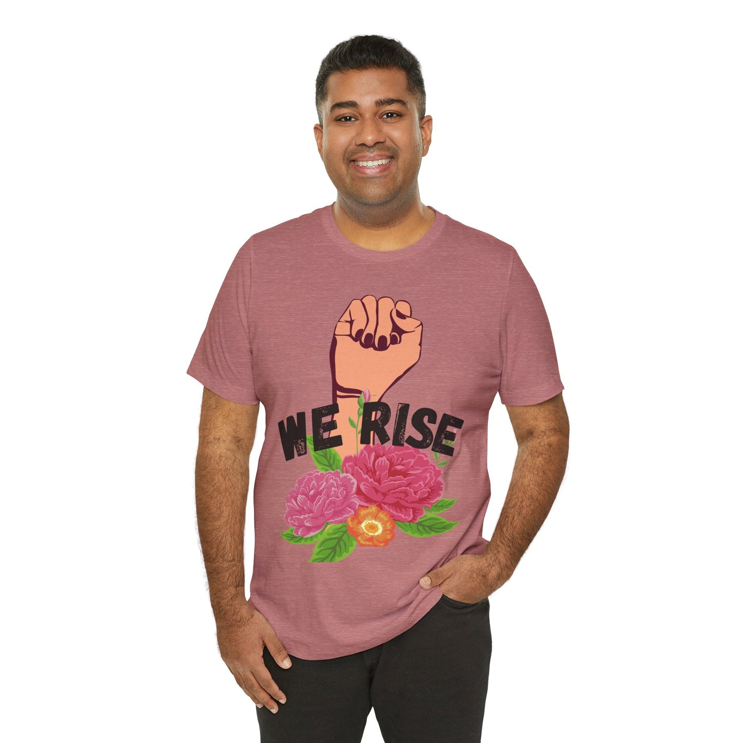 We Rise Unisex Jersey Short Sleeve Tee