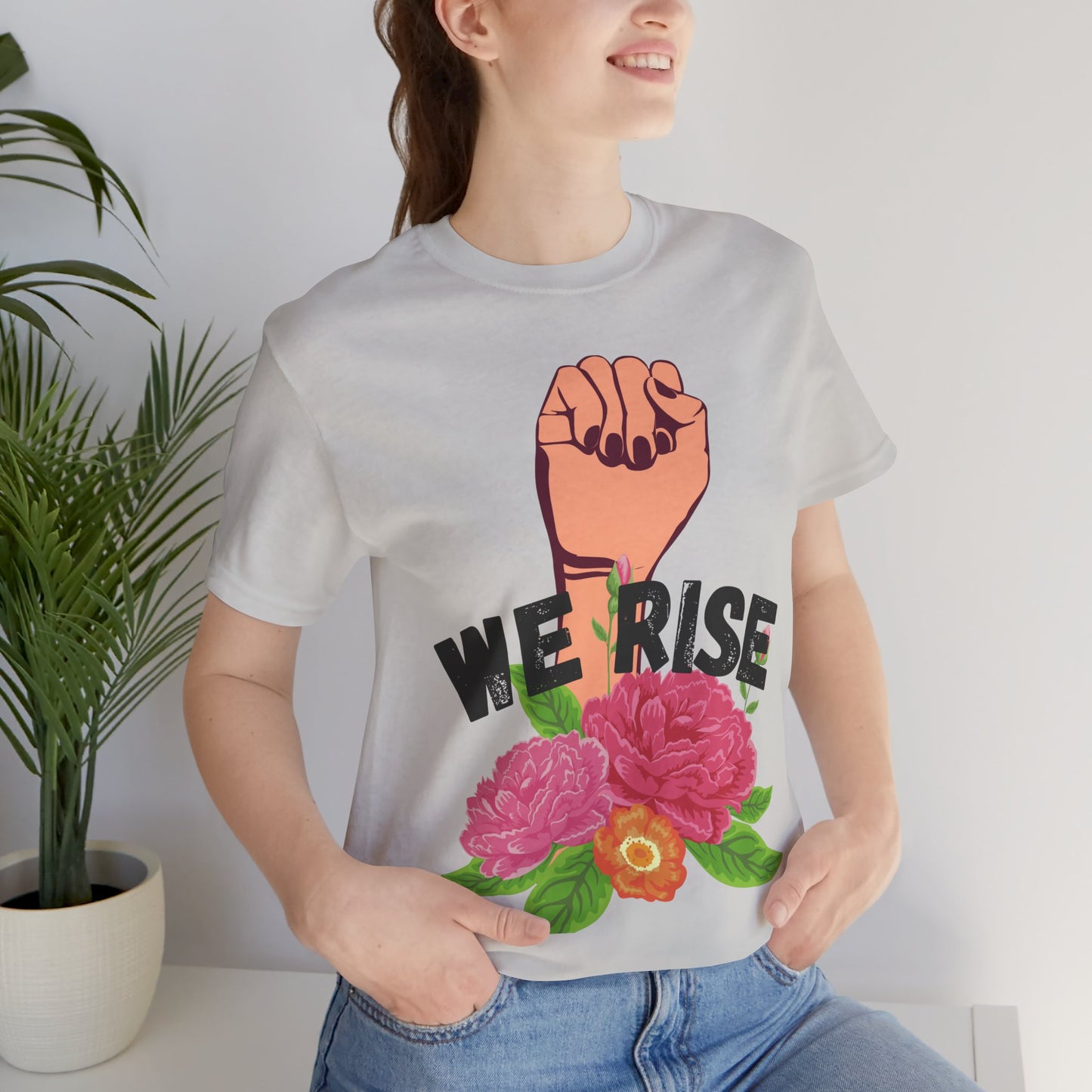 We Rise Unisex Jersey Short Sleeve Tee