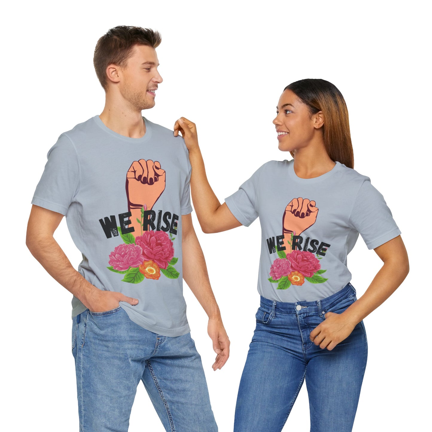 We Rise Unisex Jersey Short Sleeve Tee