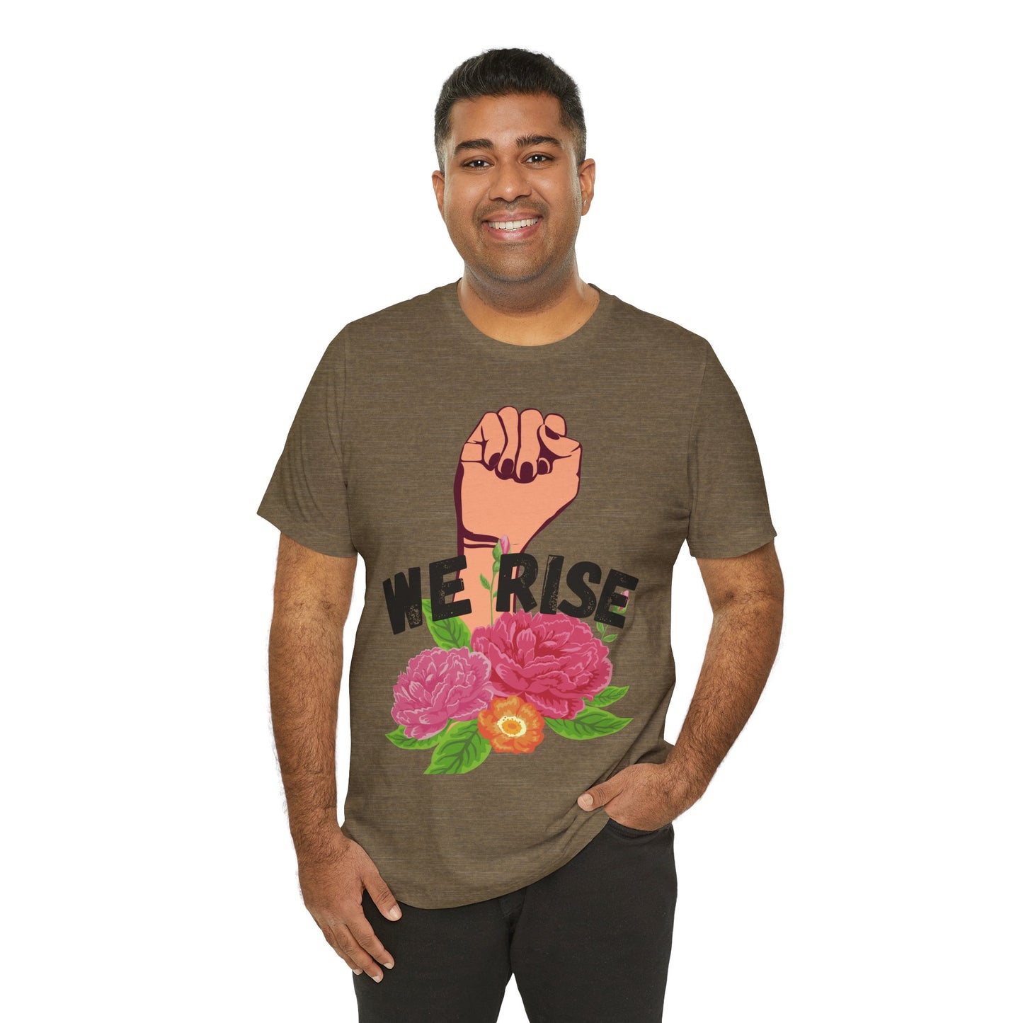 We Rise Unisex Jersey Short Sleeve Tee