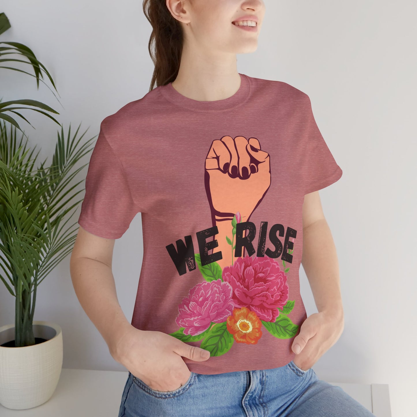 We Rise Unisex Jersey Short Sleeve Tee