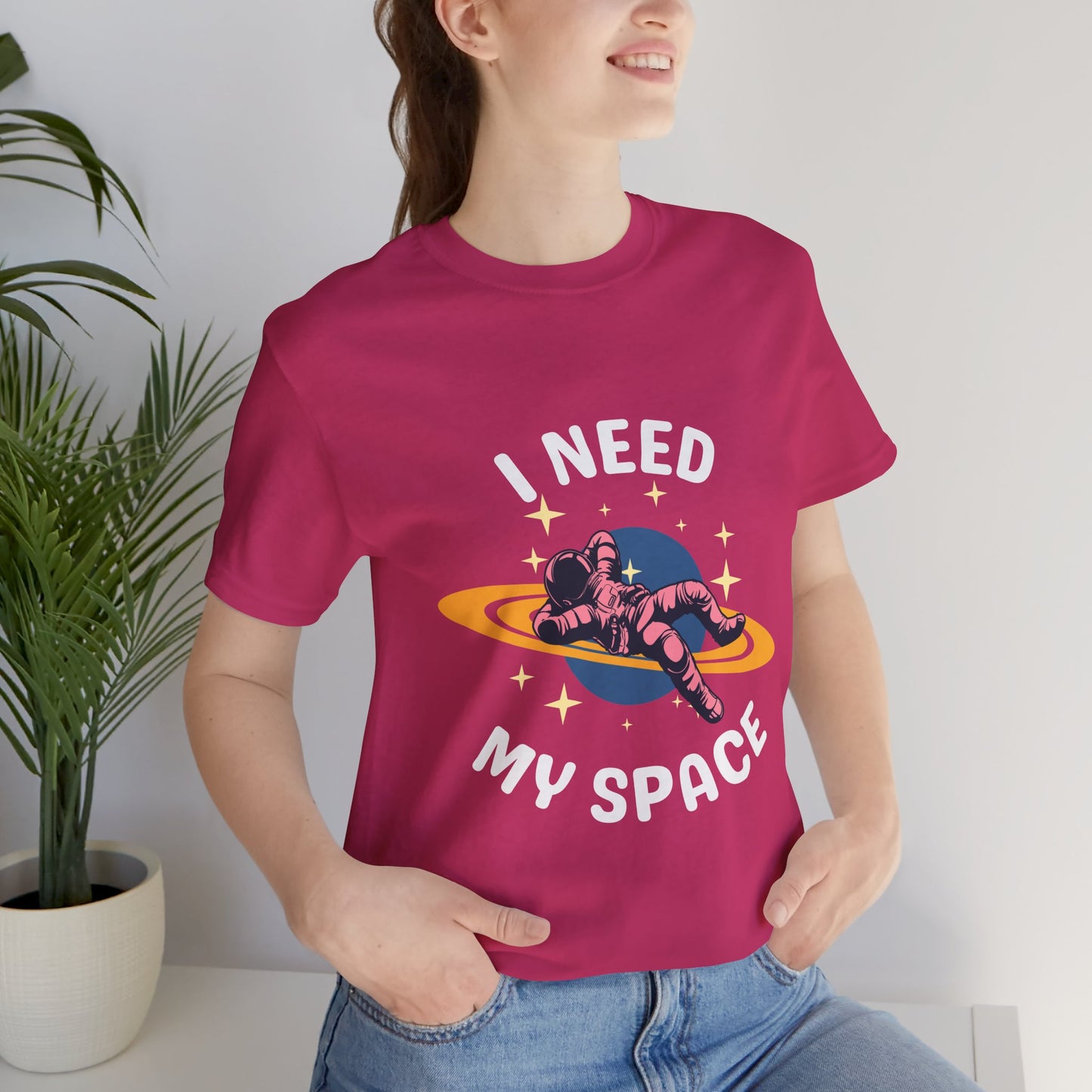 I Need My Space Unisex Jersey Short Sleeve Tee