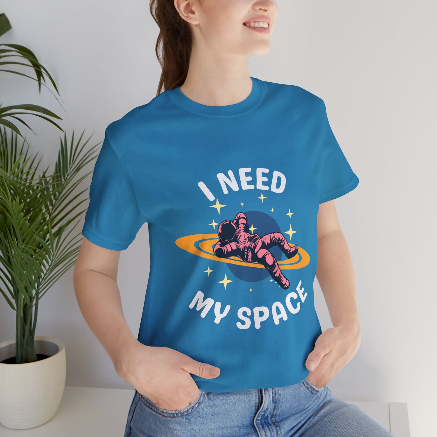 I Need My Space Unisex Jersey Short Sleeve Tee