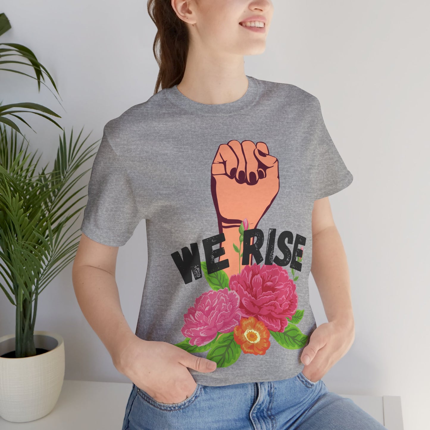 We Rise Unisex Jersey Short Sleeve Tee
