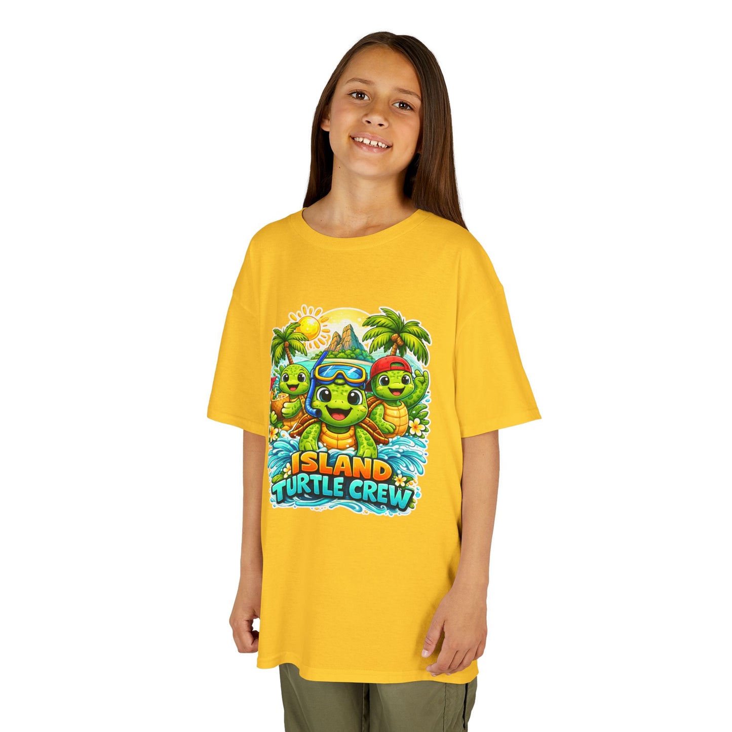 'Island Turtle Crew' Tropical Summer Graphic Shirt