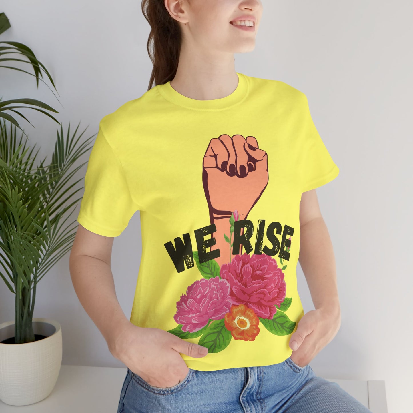 We Rise Unisex Jersey Short Sleeve Tee