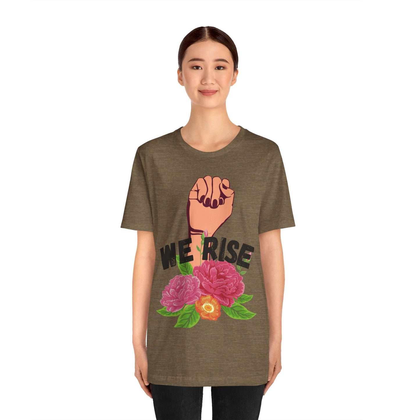 We Rise Unisex Jersey Short Sleeve Tee