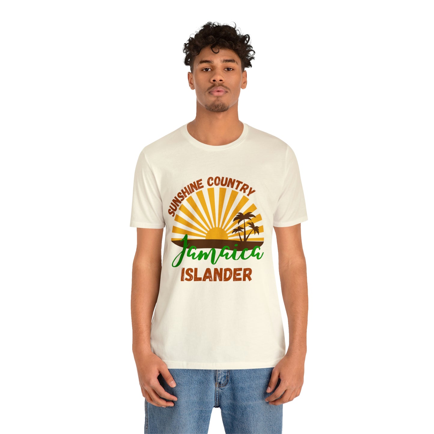 Sunshine Country Jamaica Islander Unisex Jersey Short Sleeve Tee