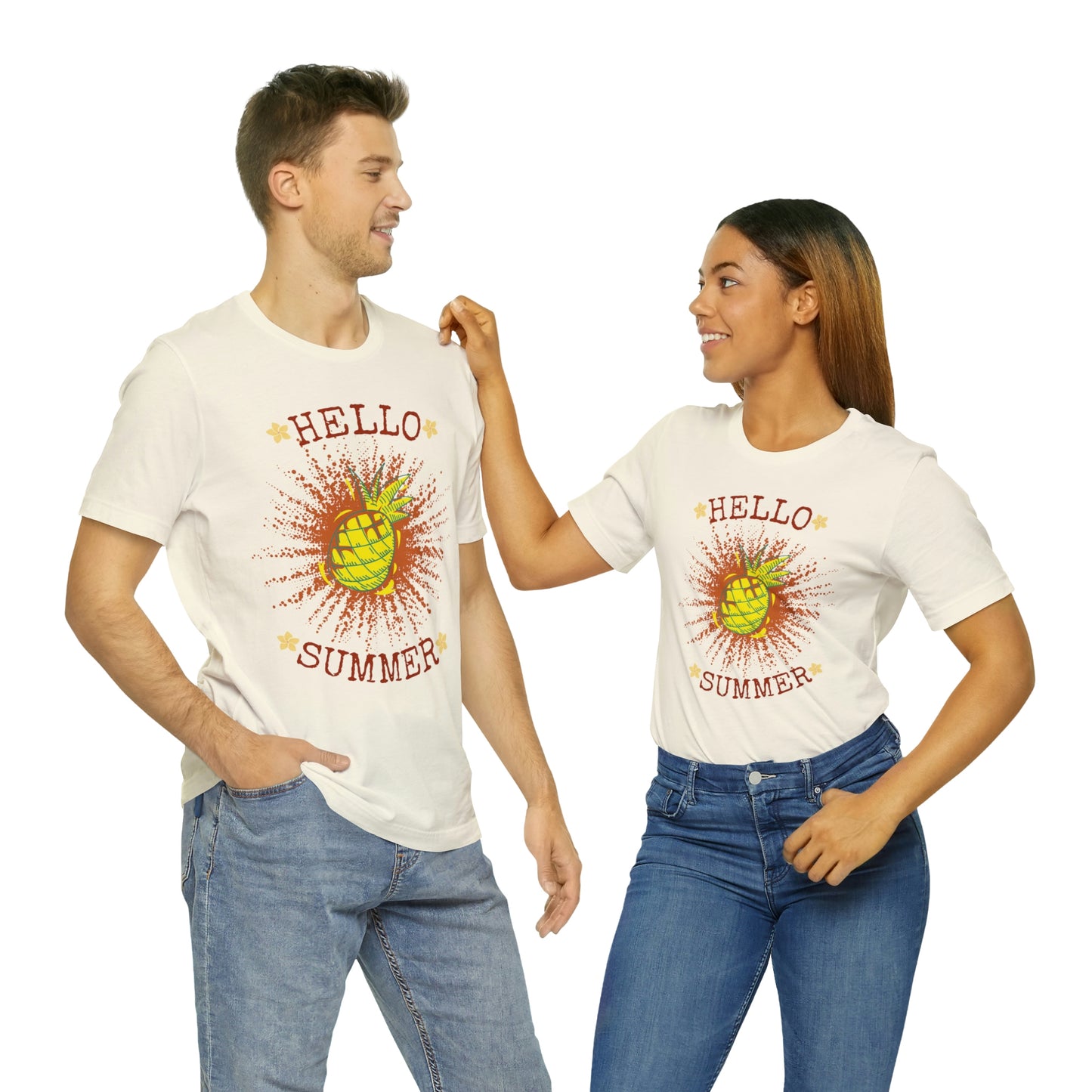 Hello Summer Unisex Jersey Short Sleeve Tee