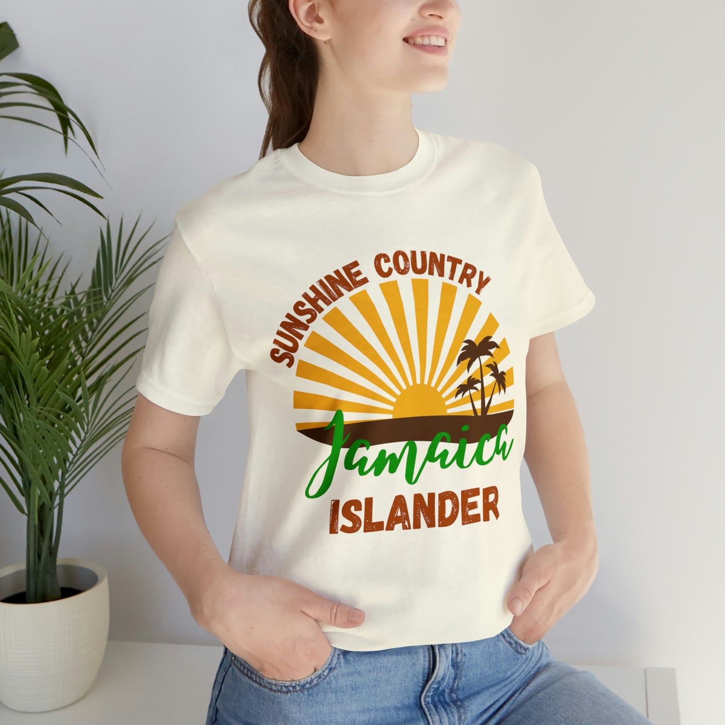 Sunshine Country Jamaica Islander Unisex Jersey Short Sleeve Tee