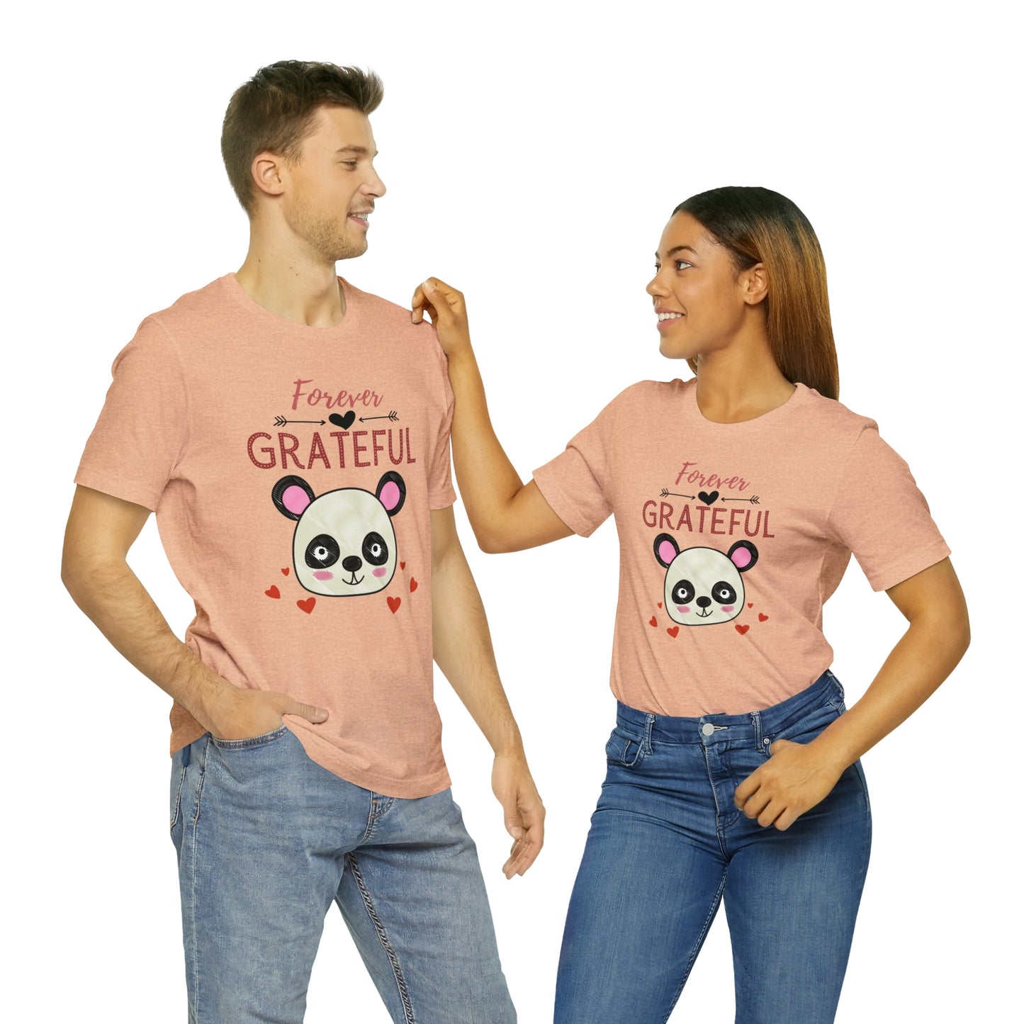 Forever Grateful Unisex Jersey Short Sleeve Tee