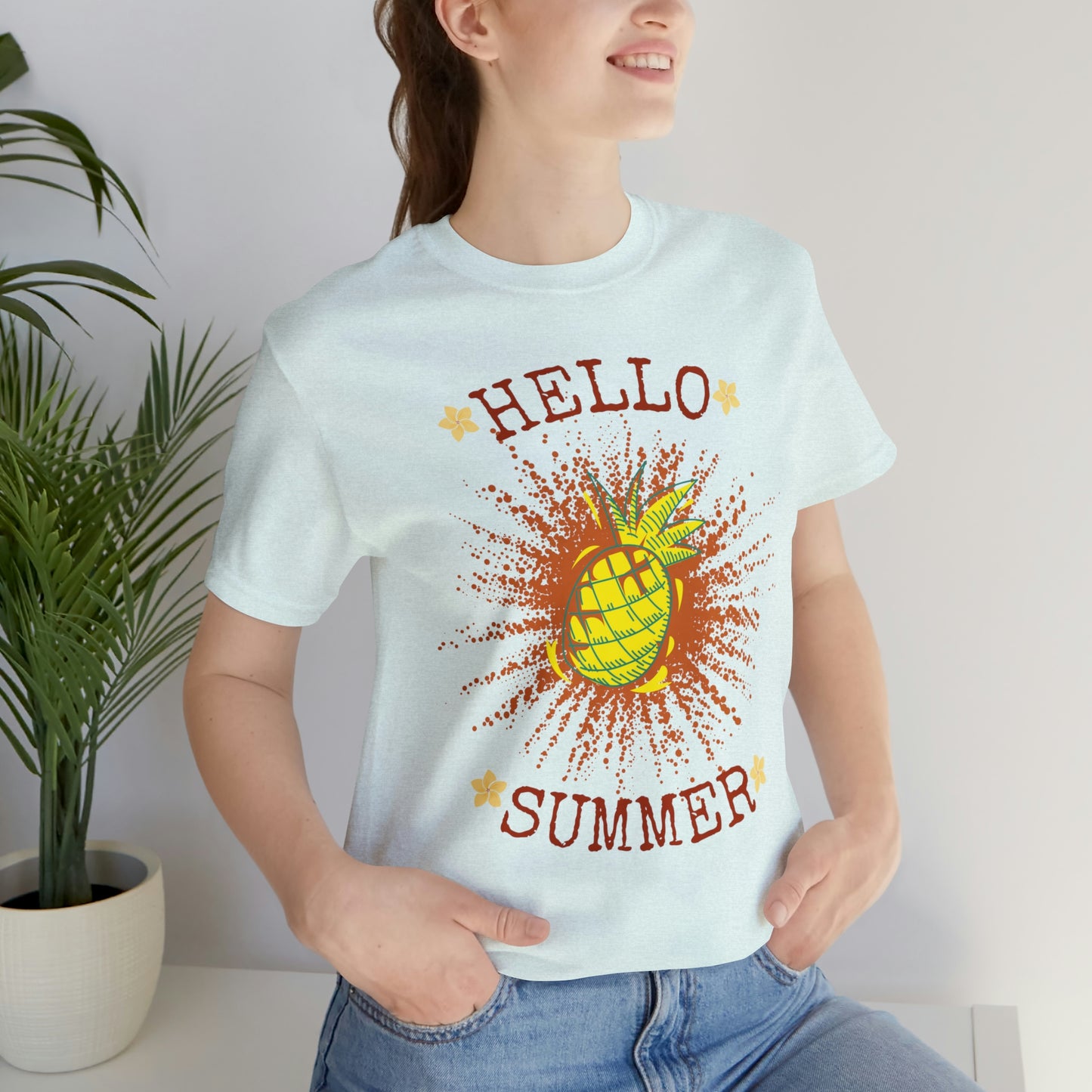 Hello Summer Unisex Jersey Short Sleeve Tee