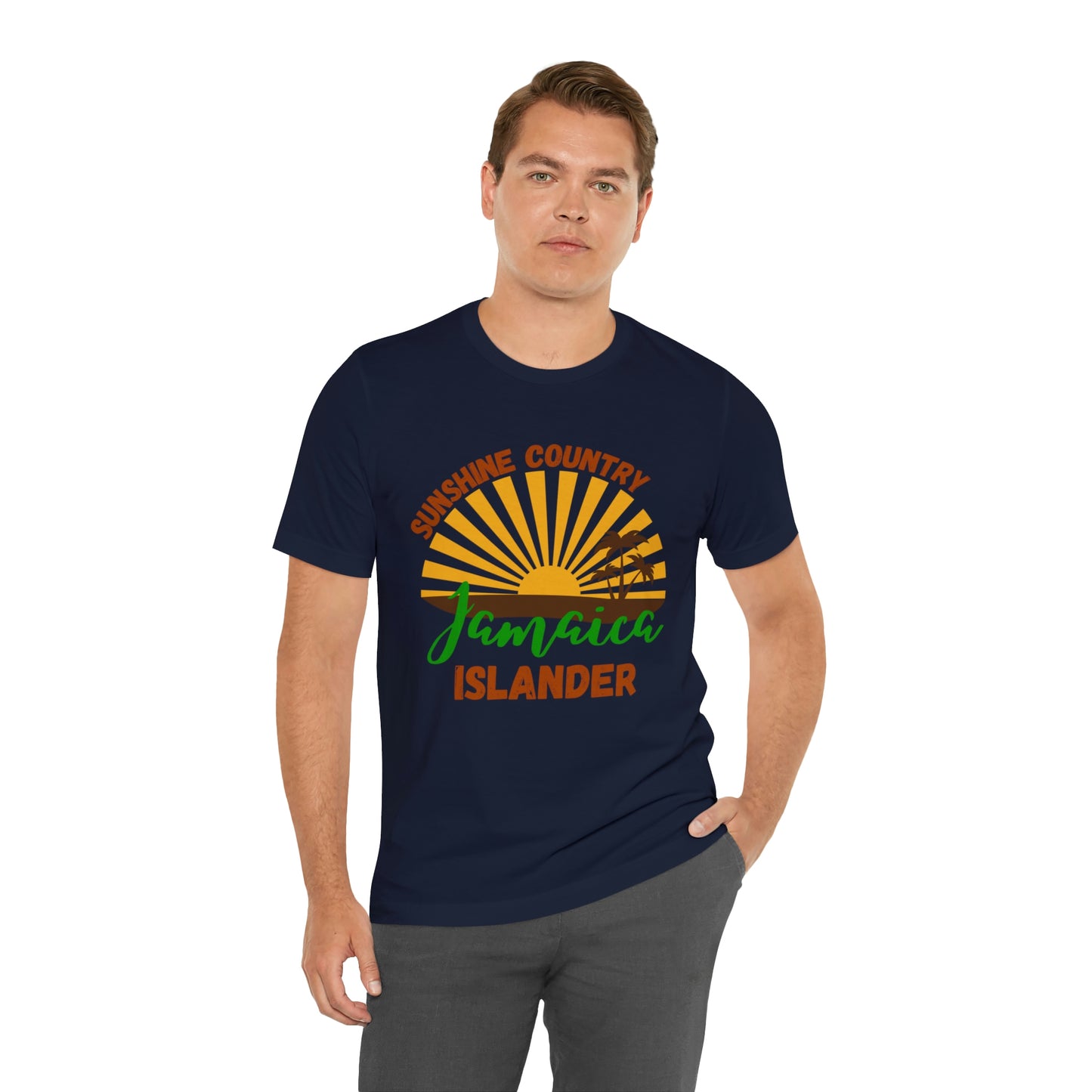 Sunshine Country Jamaica Islander Unisex Jersey Short Sleeve Tee