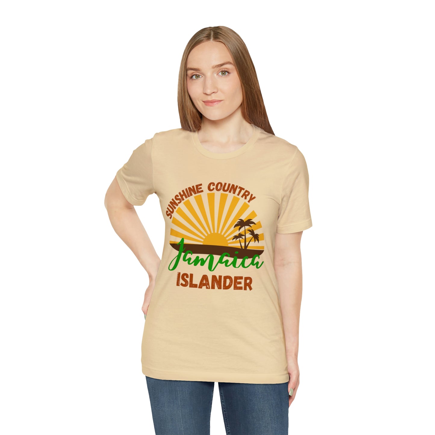 Sunshine Country Jamaica Islander Unisex Jersey Short Sleeve Tee