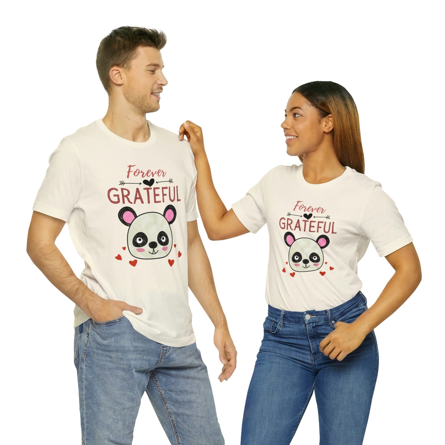 Forever Grateful Unisex Jersey Short Sleeve Tee