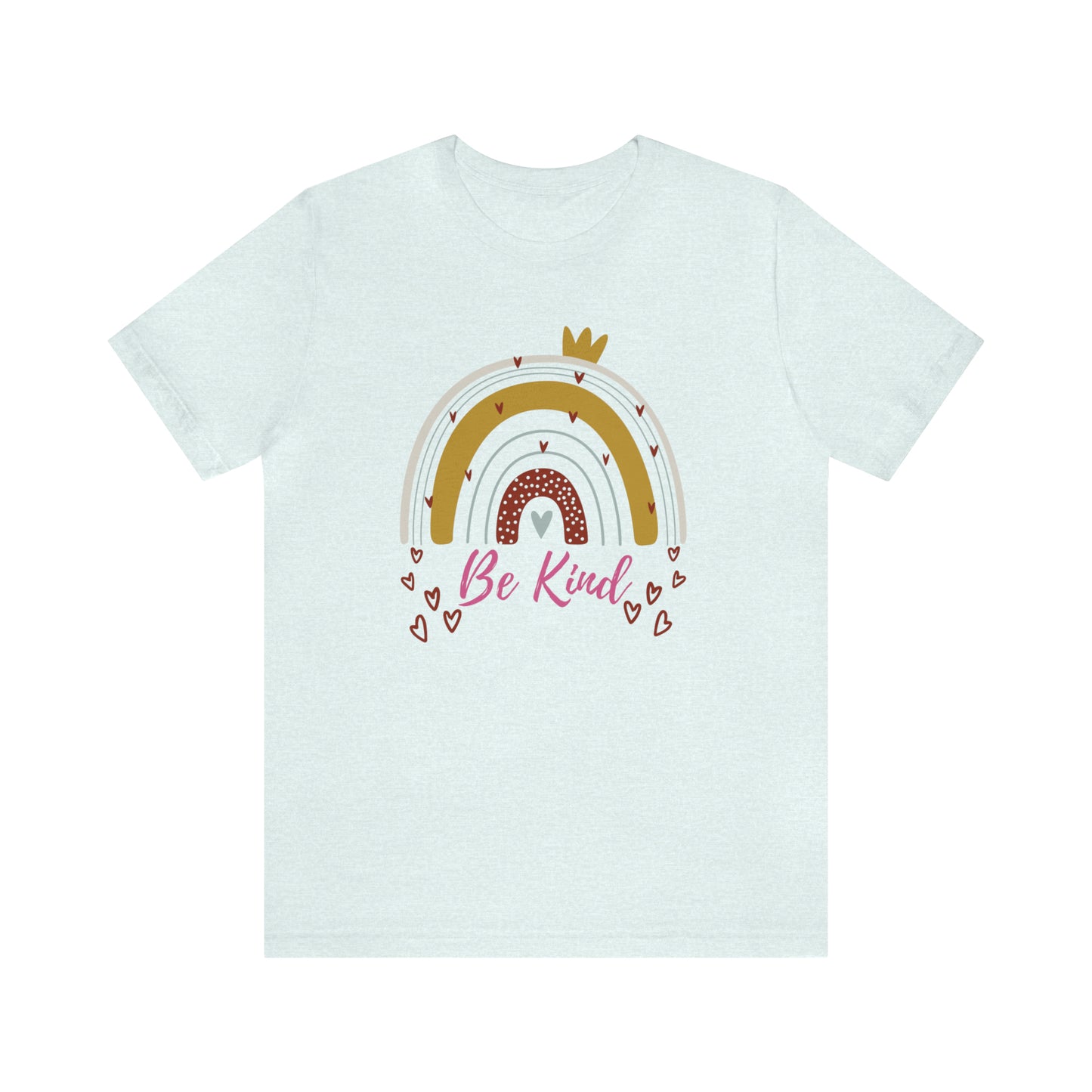 Be Kind Aesthetic Rainbow Unisex Jersey Short Sleeve Tee
