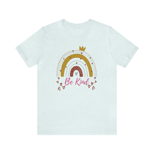Be Kind Aesthetic Rainbow Unisex Jersey Short Sleeve Tee