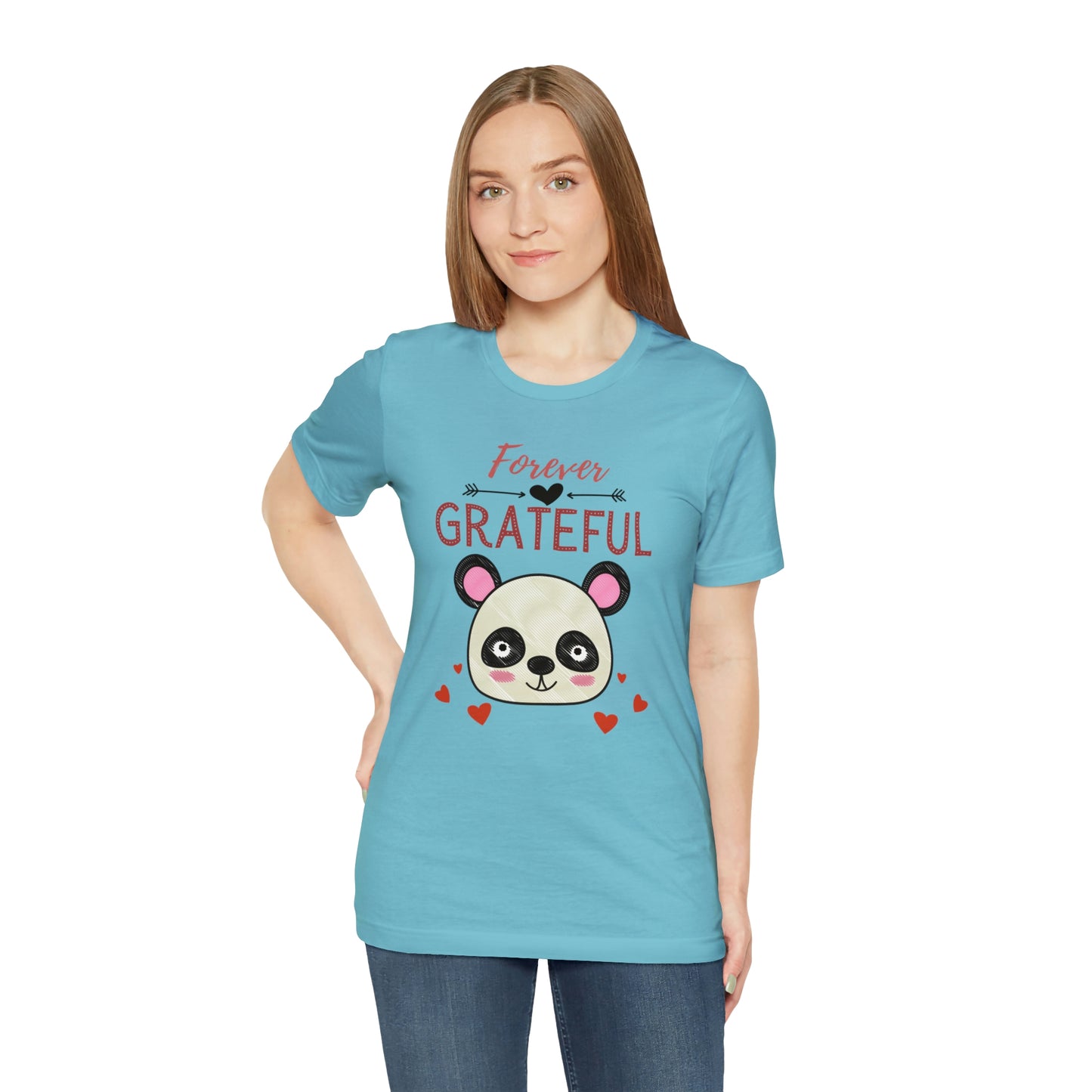 Forever Grateful Unisex Jersey Short Sleeve Tee