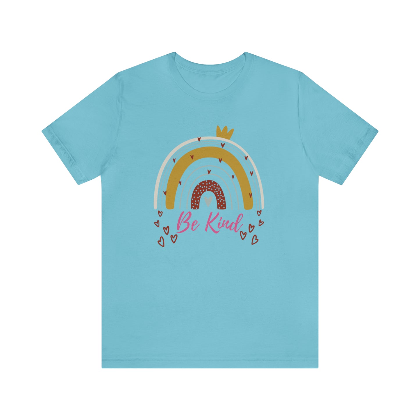 Be Kind Aesthetic Rainbow Unisex Jersey Short Sleeve Tee