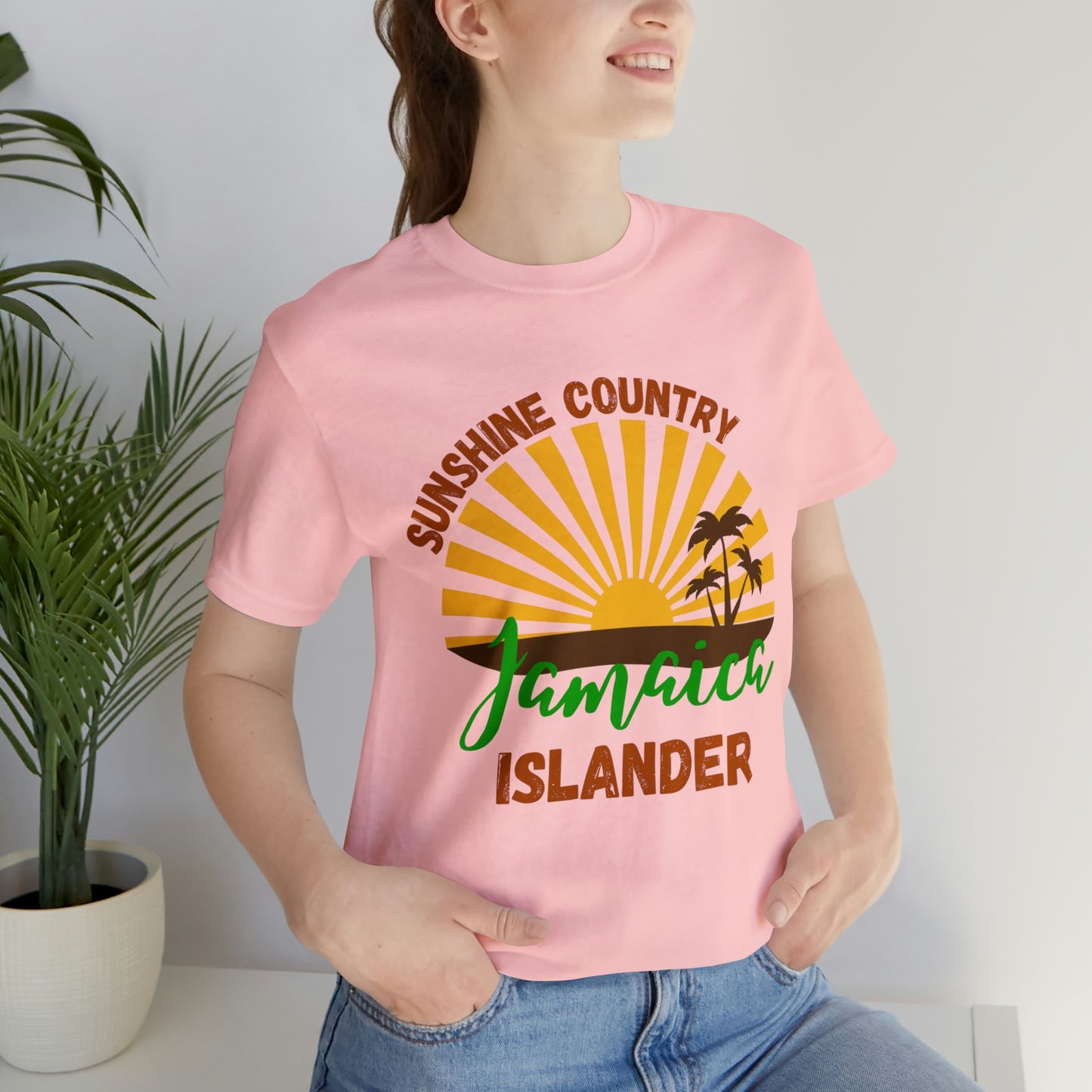 Sunshine Country Jamaica Islander Unisex Jersey Short Sleeve Tee