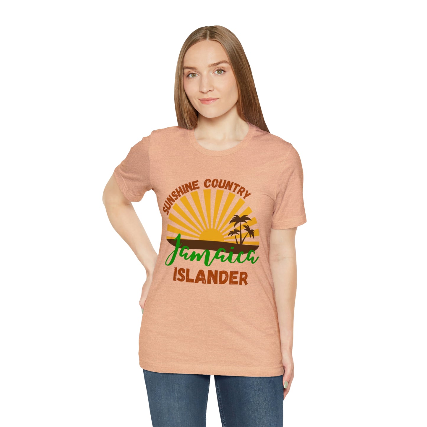 Sunshine Country Jamaica Islander Unisex Jersey Short Sleeve Tee