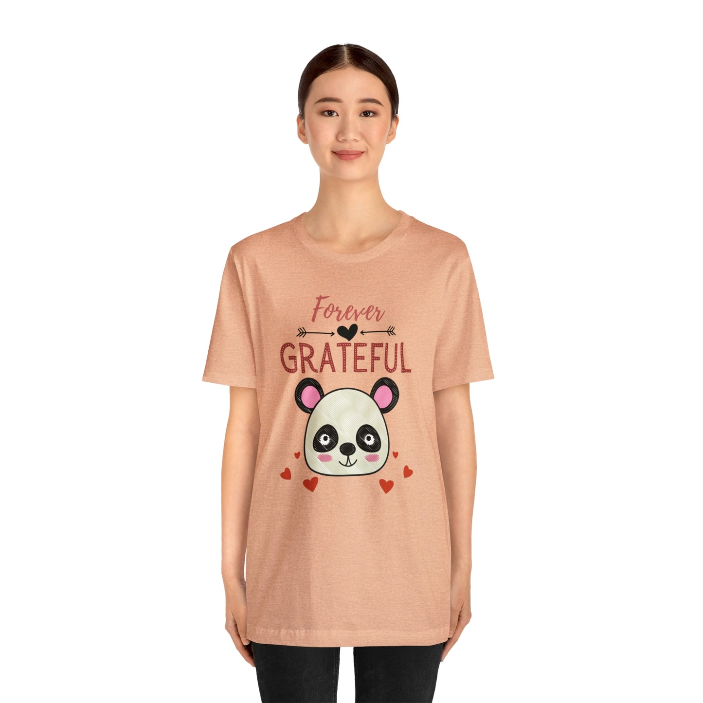 Forever Grateful Unisex Jersey Short Sleeve Tee