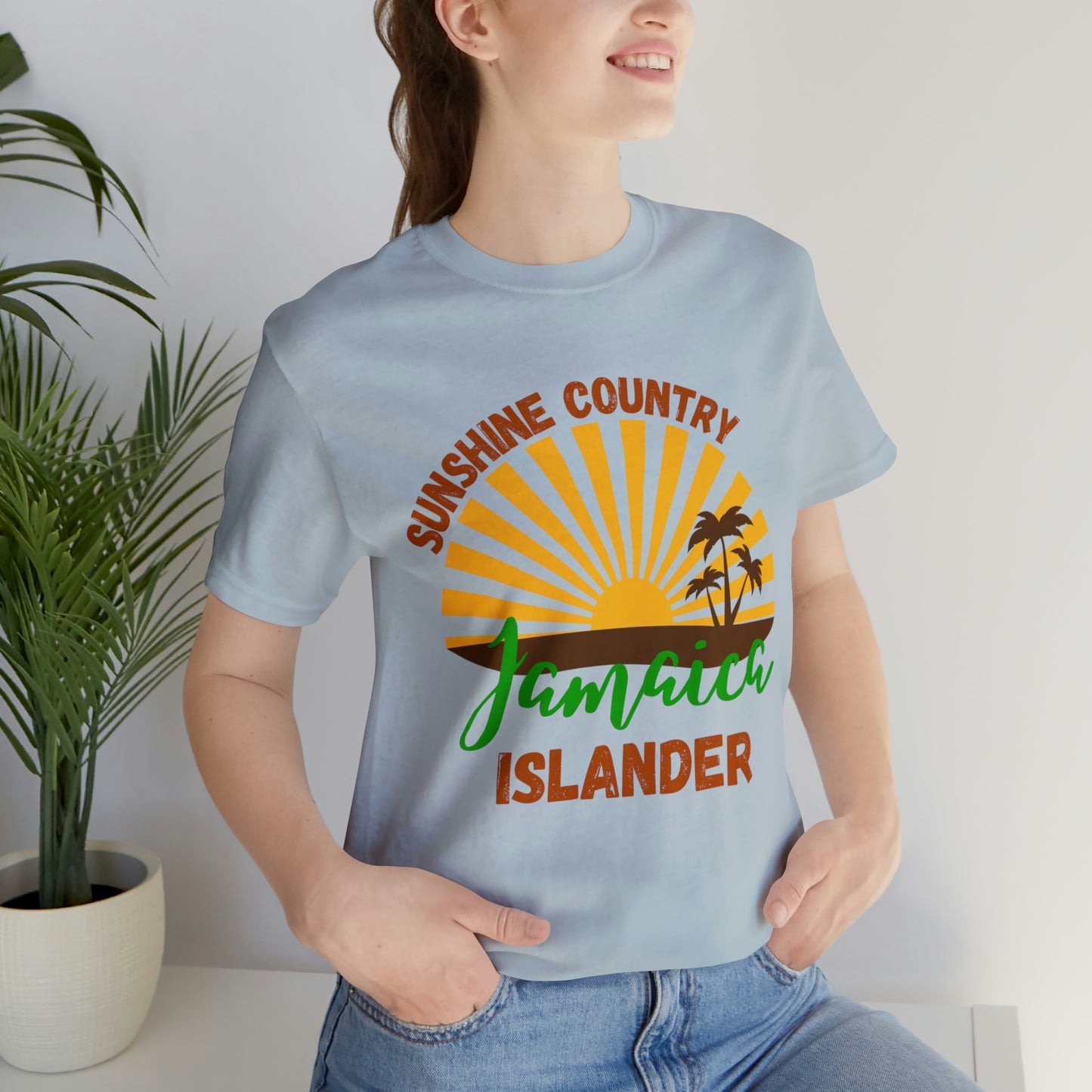 Sunshine Country Jamaica Islander Unisex Jersey Short Sleeve Tee