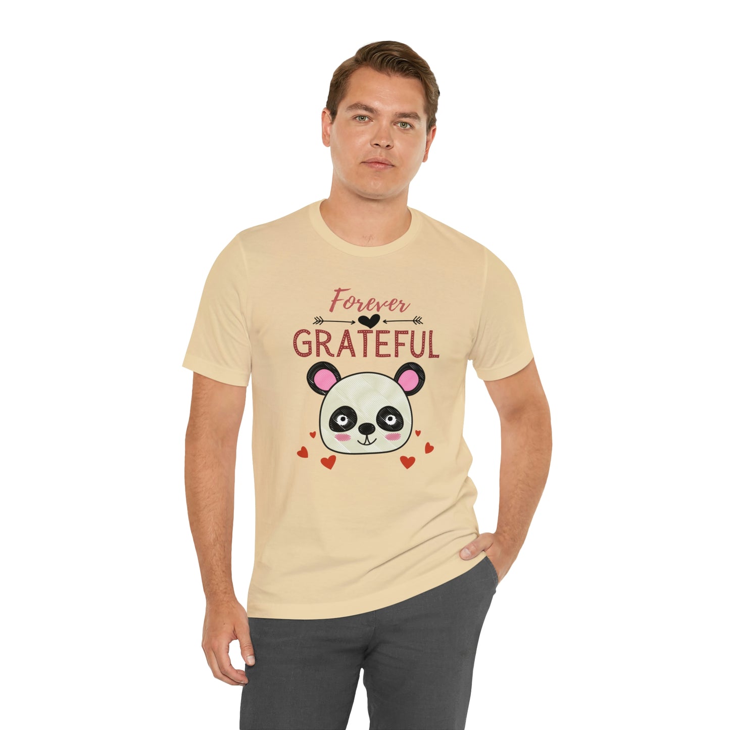 Forever Grateful Unisex Jersey Short Sleeve Tee